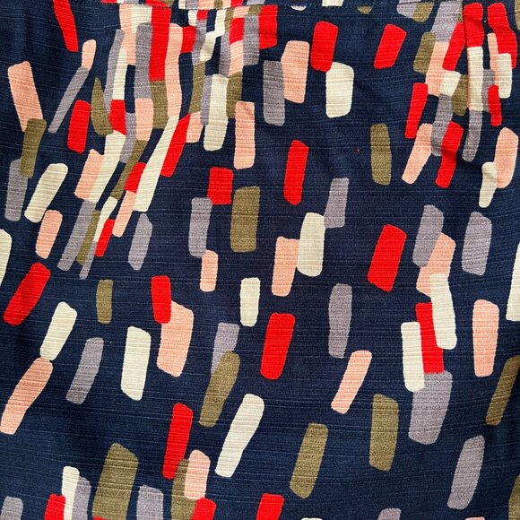 BODEN pencil skirt, Hardly worn, navy/multi, Size 4R - Picture 3 of 5